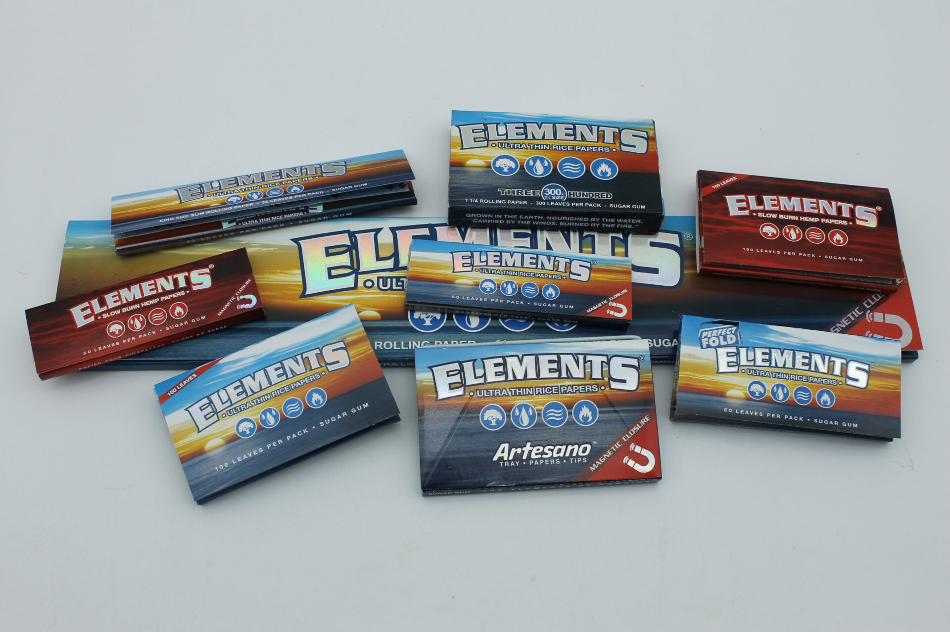 Element 300 (300 Leaves/ Papers Each Pack) Rolling Papers 1 1/4